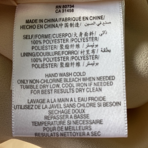 BCBG light peach dress - size 6 - Picture 7 of 10